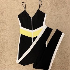 NEW FASHION NOVA Color Block Jumpsuit